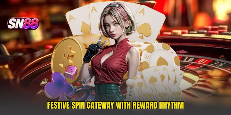 Festive Spin Gateway With Reward Rhythm